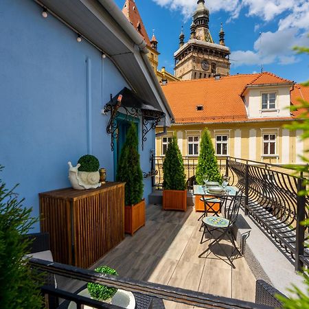 Blue House Citadel Sighisoara Apartment Luaran gambar