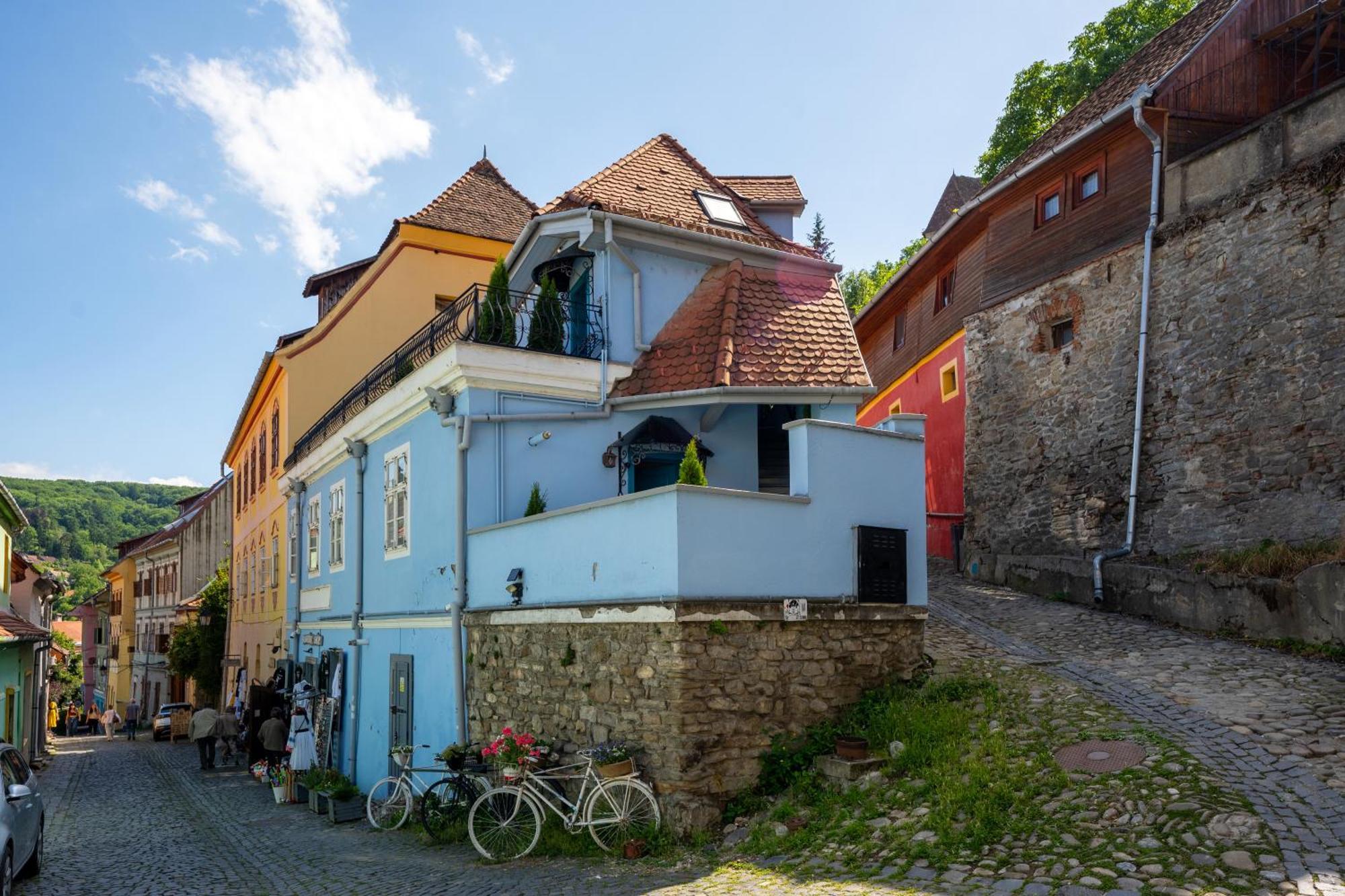 Blue House Citadel Sighisoara Apartment Luaran gambar