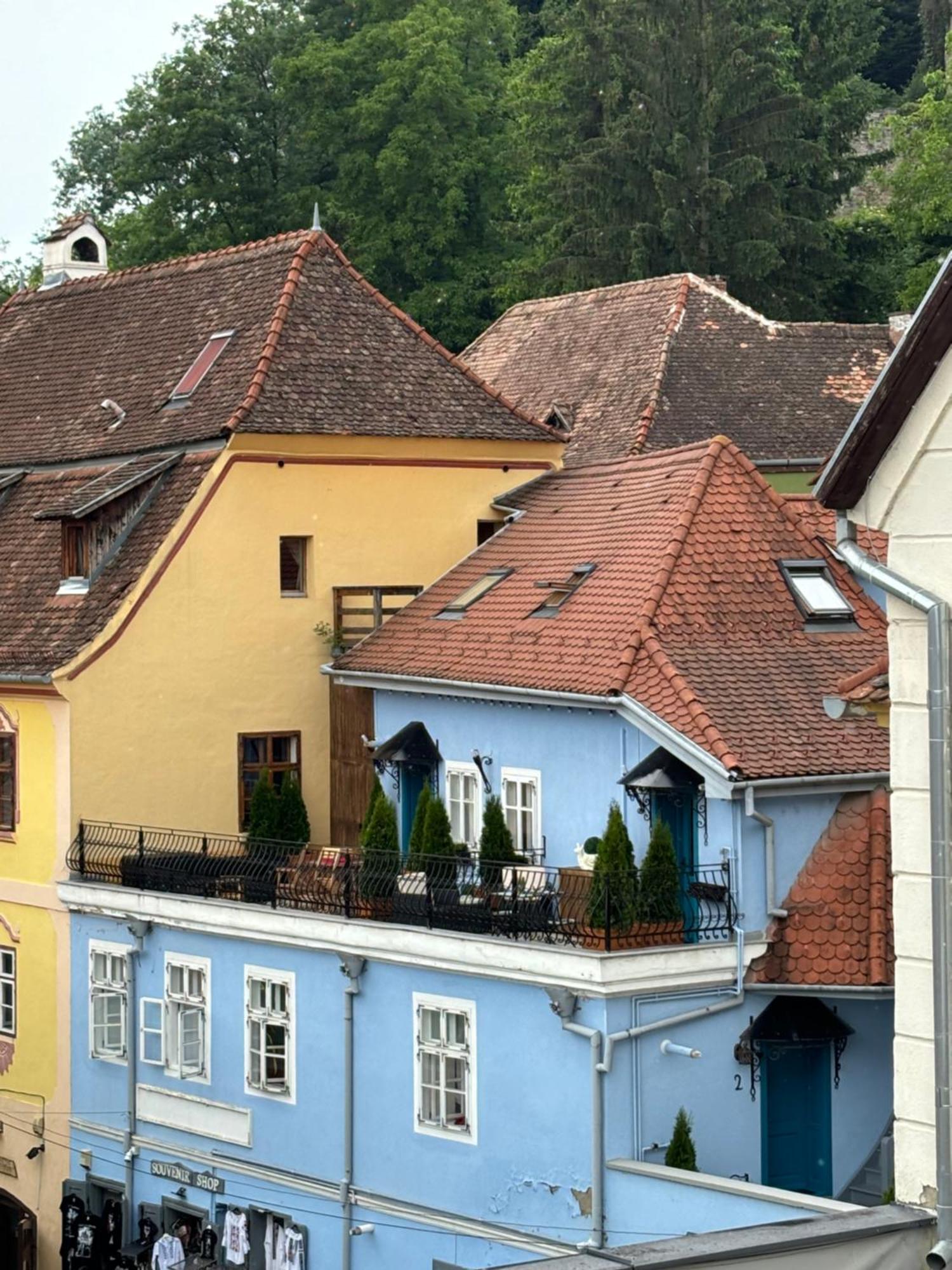 Blue House Citadel Sighisoara Apartment Luaran gambar
